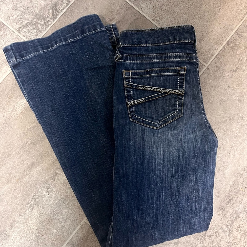 Ariat Girls Dark Blue Denim Jeans